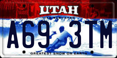 UT license plate A693TM