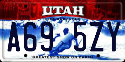UT license plate A695ZY