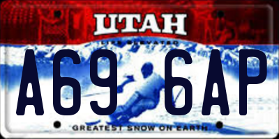 UT license plate A696AP