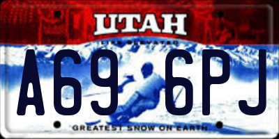 UT license plate A696PJ