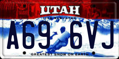 UT license plate A696VJ