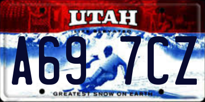 UT license plate A697CZ
