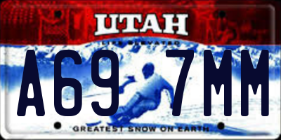UT license plate A697MM