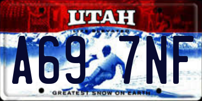 UT license plate A697NF