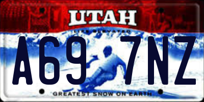 UT license plate A697NZ