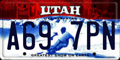 UT license plate A697PN