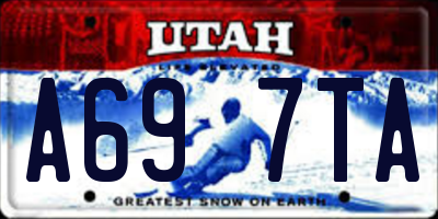 UT license plate A697TA