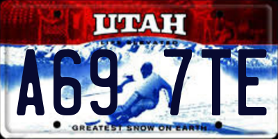 UT license plate A697TE