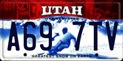 UT license plate A697TV