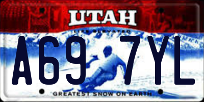 UT license plate A697YL
