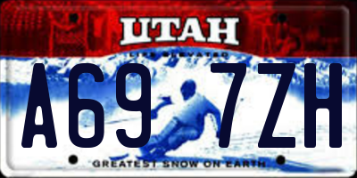 UT license plate A697ZH