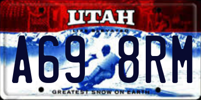 UT license plate A698RM