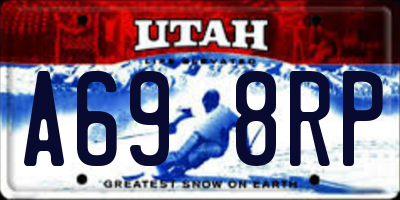 UT license plate A698RP