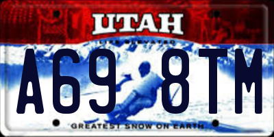 UT license plate A698TM