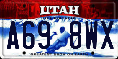 UT license plate A698WX