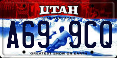 UT license plate A699CQ