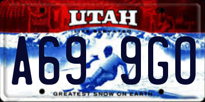 UT license plate A699GO