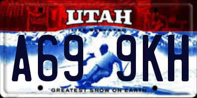 UT license plate A699KH