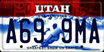 UT license plate A699MA