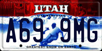 UT license plate A699MG