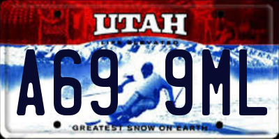 UT license plate A699ML