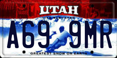 UT license plate A699MR