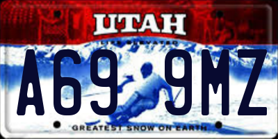 UT license plate A699MZ