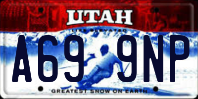 UT license plate A699NP