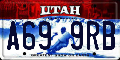 UT license plate A699RB