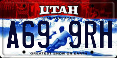 UT license plate A699RH