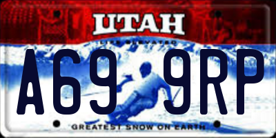 UT license plate A699RP