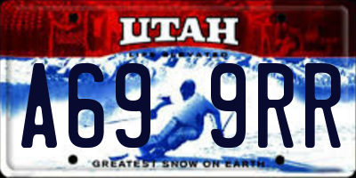 UT license plate A699RR