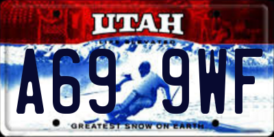 UT license plate A699WF