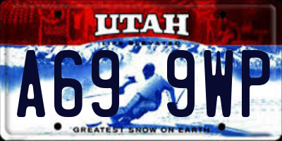 UT license plate A699WP