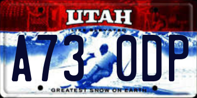 UT license plate A730DP