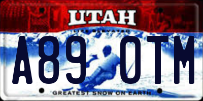 UT license plate A890TM