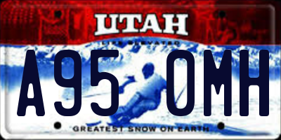 UT license plate A950MH