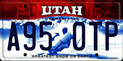 UT license plate A950TP