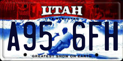 UT license plate A956FH