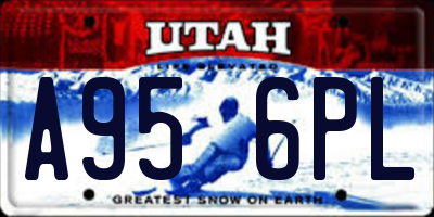 UT license plate A956PL