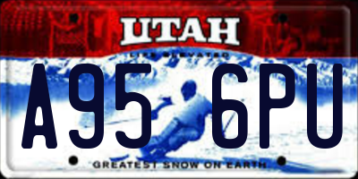 UT license plate A956PU