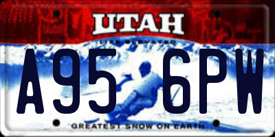 UT license plate A956PW