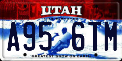 UT license plate A956TM
