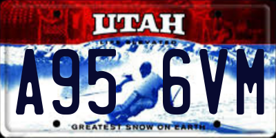 UT license plate A956VM