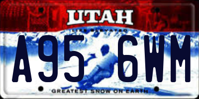 UT license plate A956WM