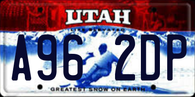 UT license plate A962DP