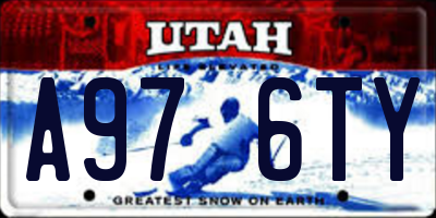 UT license plate A976TY
