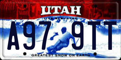 UT license plate A979TT
