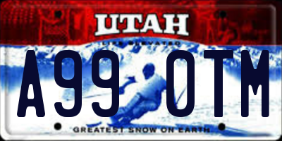 UT license plate A990TM