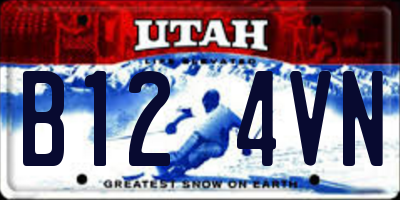 UT license plate B124VN